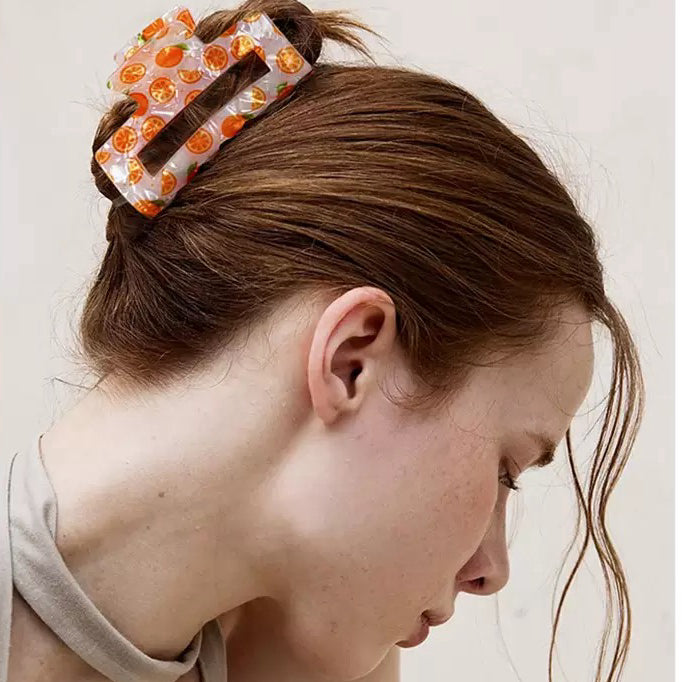 Fruity clawclip for hair style