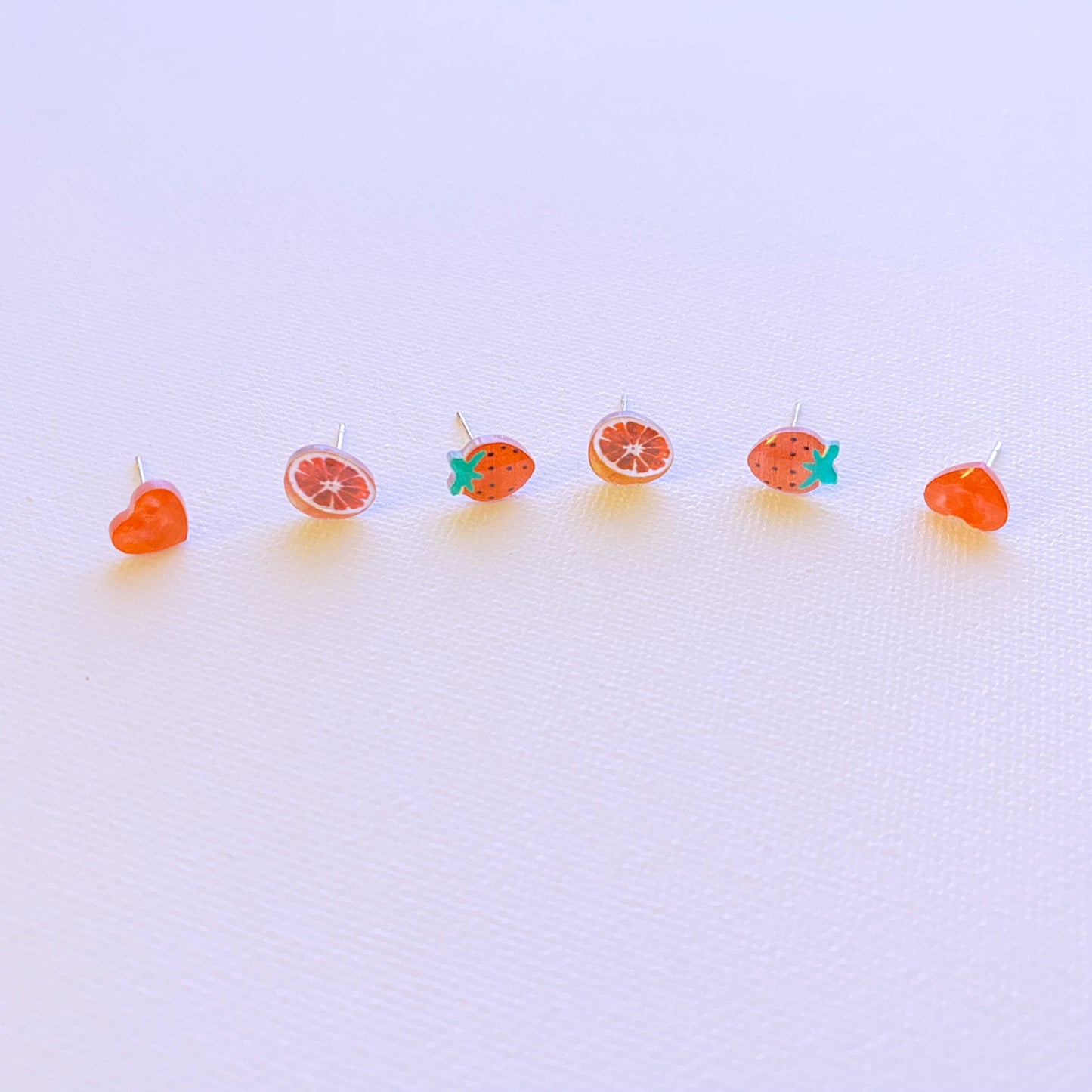 Fruity stud earring set