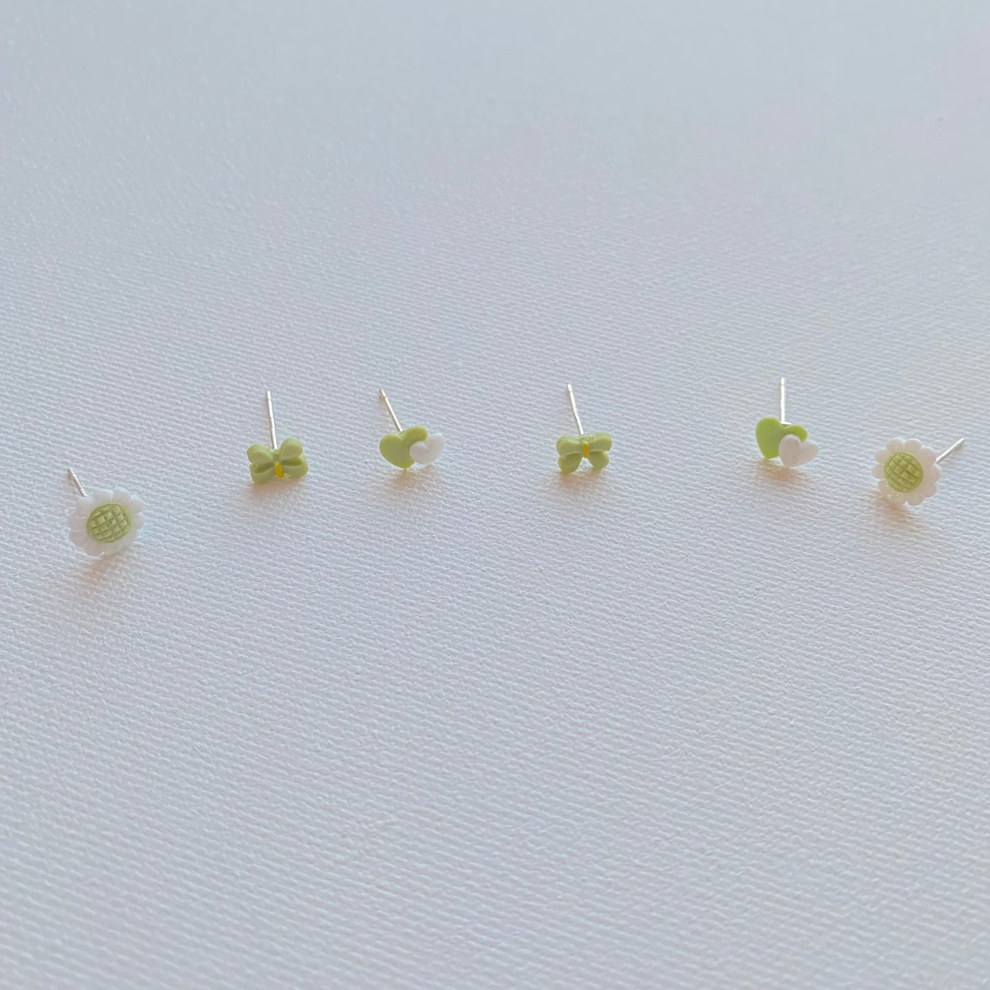 Spring stud earring set