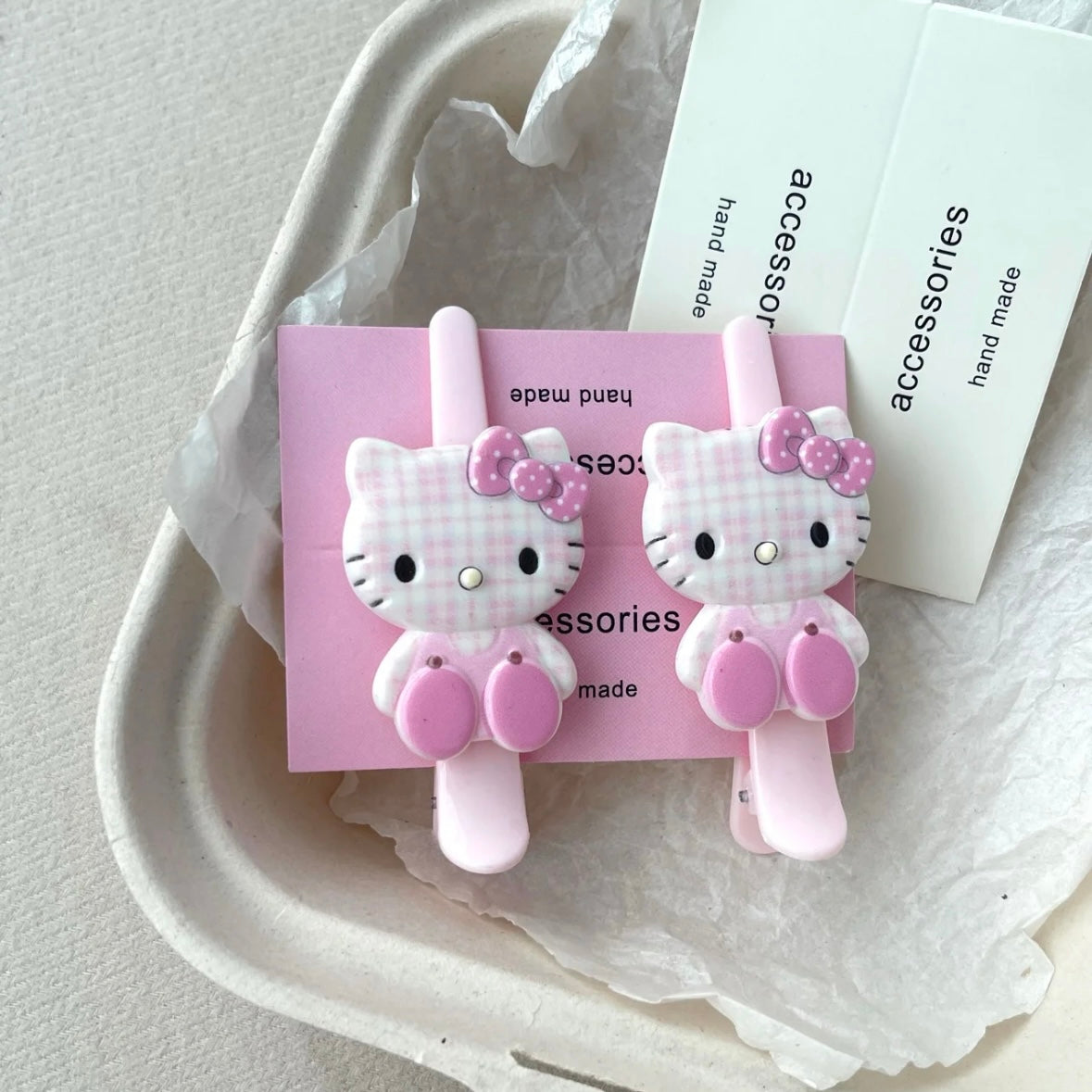 HelloKitty hairclips accessories