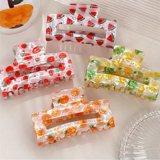 Fruity clawclip for hair style